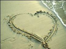 love in beach